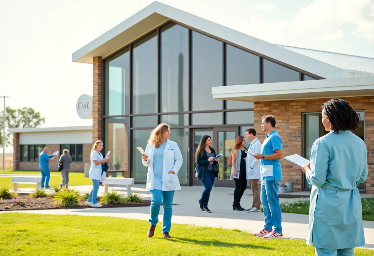 Students at the Cherokee Nation nursing school campus
