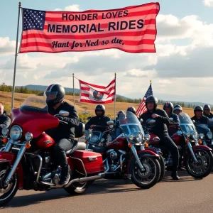 Bikers unite for a memorial ride in Henryetta