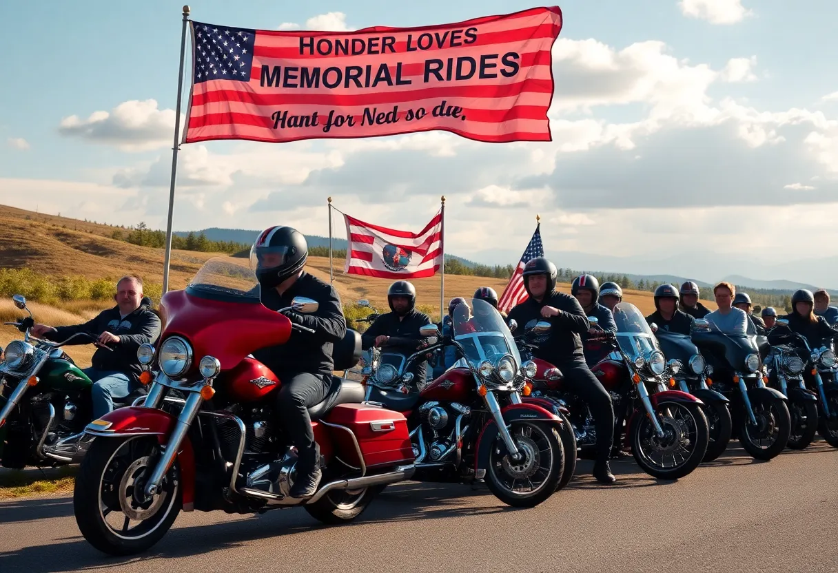 Bikers unite for a memorial ride in Henryetta