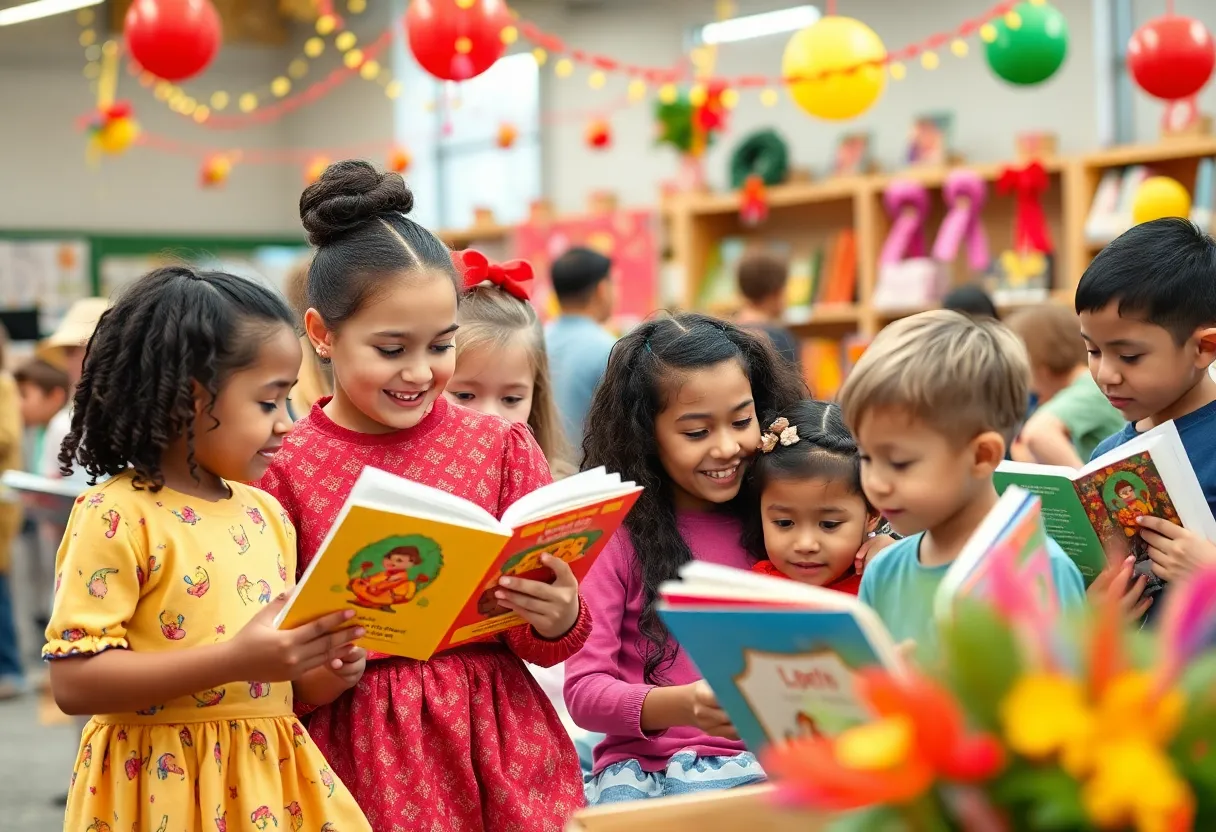 Community event celebrating Dolly Parton's 80th birthday with reading activities.