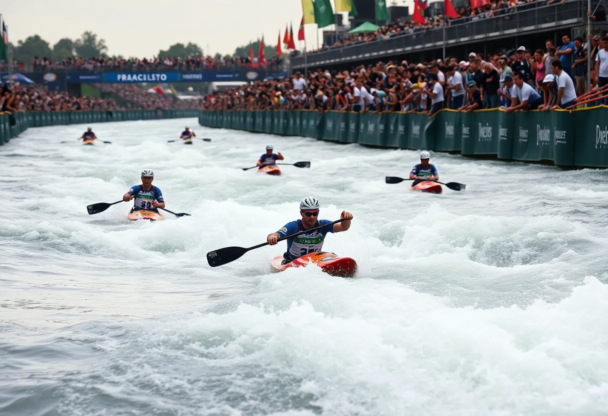 Canoe slalom athletes competing at RIVERSPORT OKC