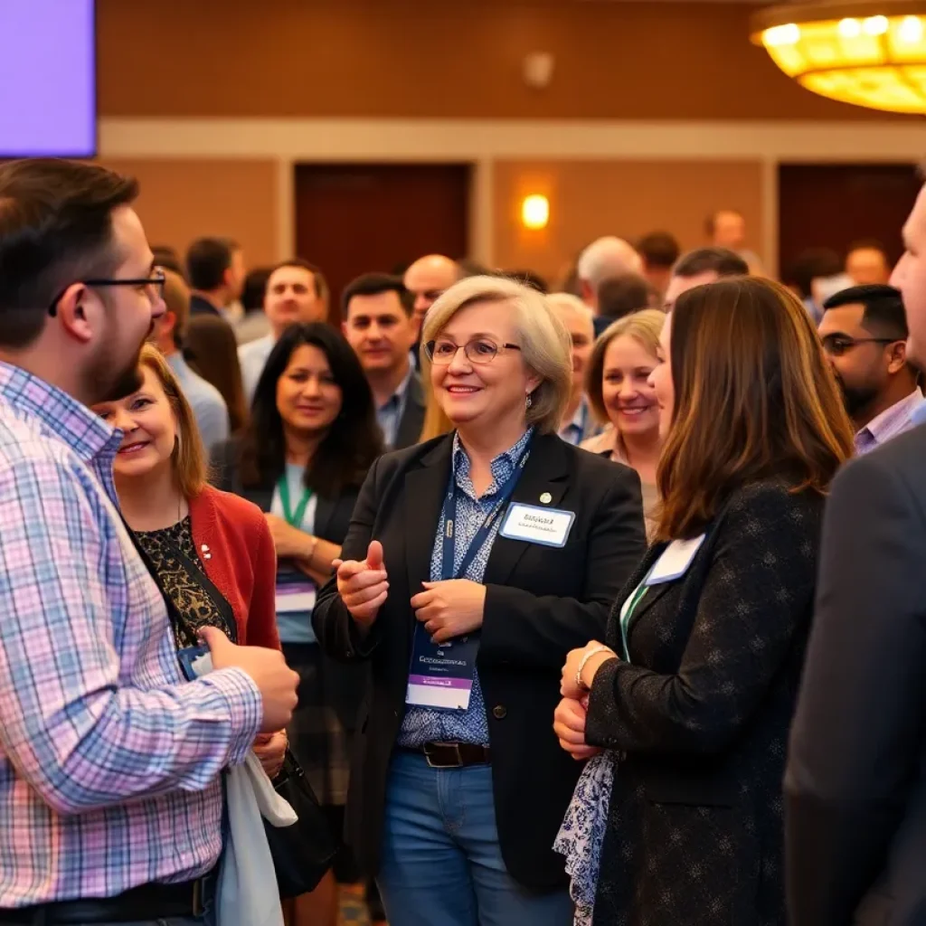 Gathering of local leaders at the Oklahoma City Chamber Annual Meeting