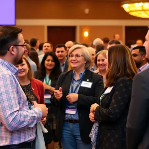 Gathering of local leaders at the Oklahoma City Chamber Annual Meeting