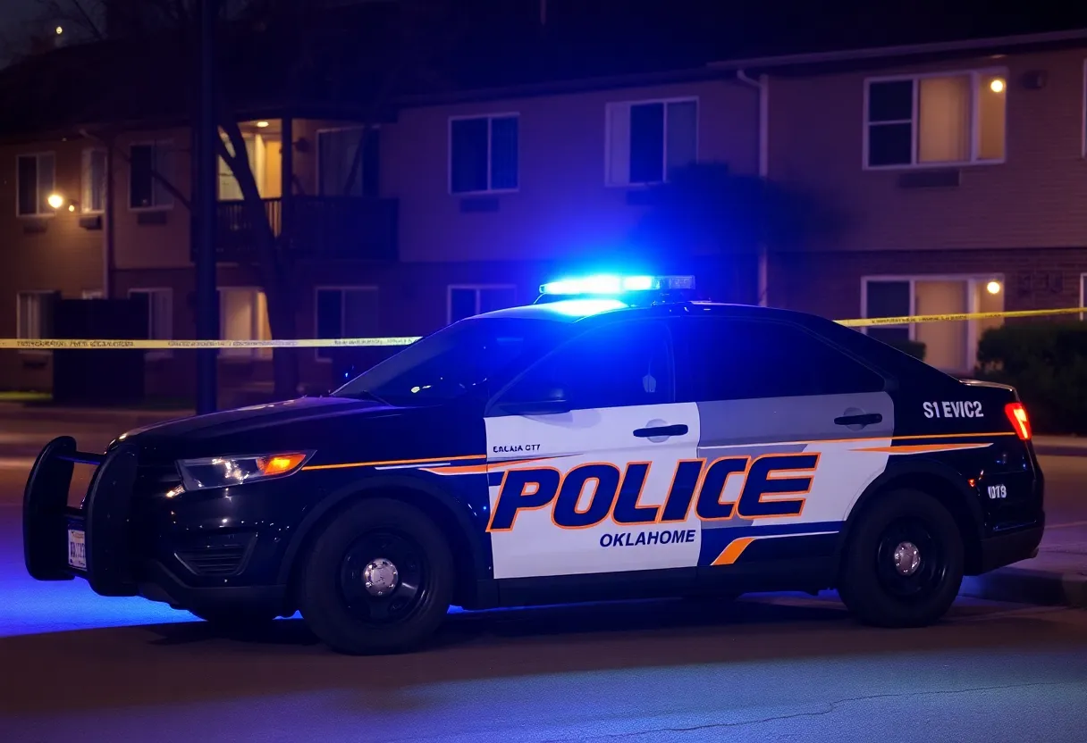 Oklahoma City police investigation at apartment complex