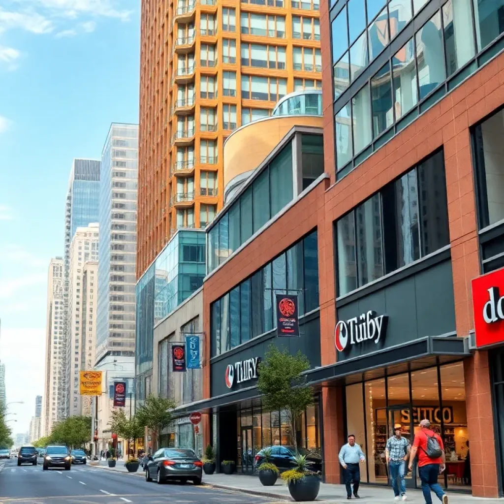 Oklahoma City skyline with modern business buildings
