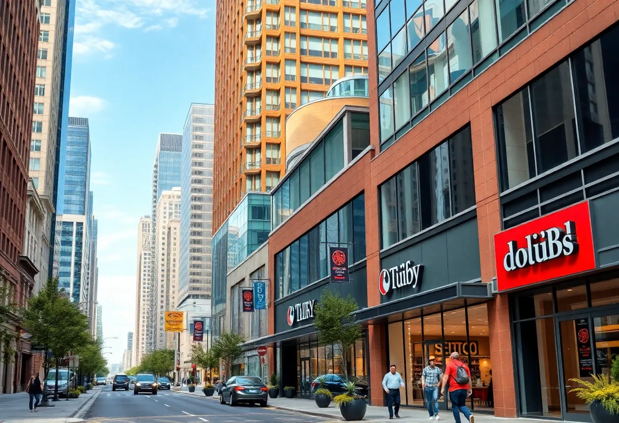 Oklahoma City skyline with modern business buildings