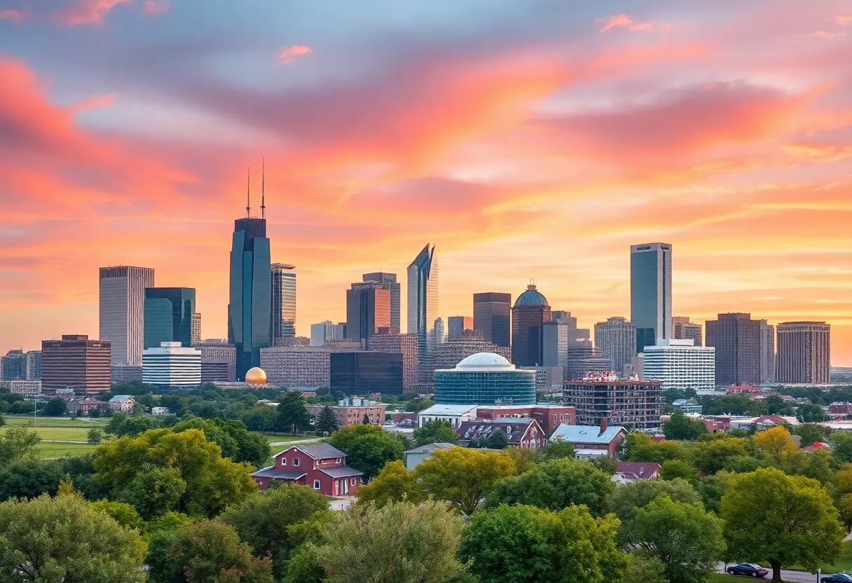 Oklahoma City skyline representing economic growth and resilience