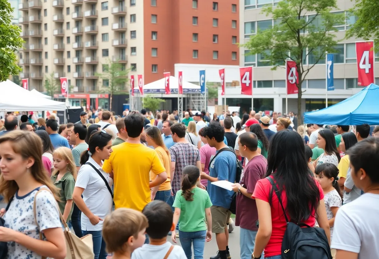 Participants enjoying various community events in Oklahoma City.