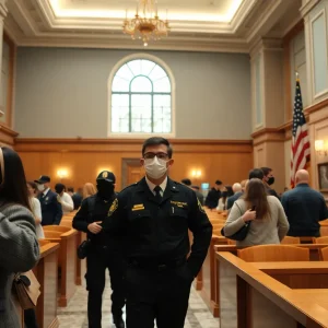 Security measures in Oklahoma County Courthouse