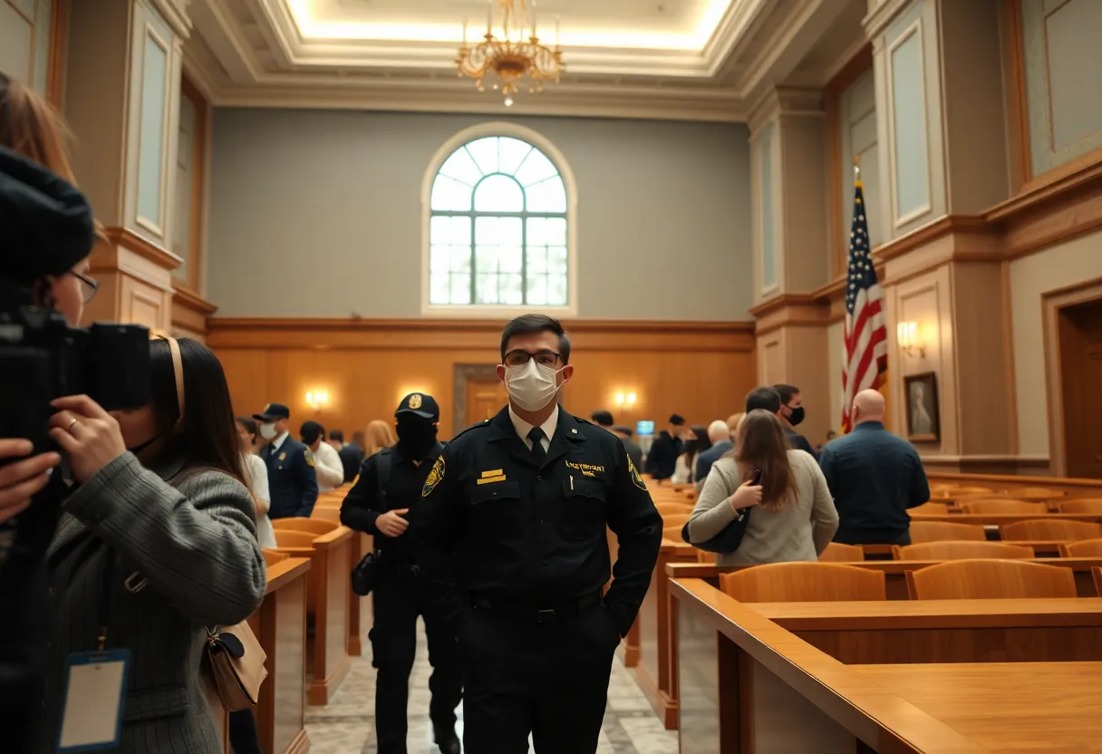 Security measures in Oklahoma County Courthouse