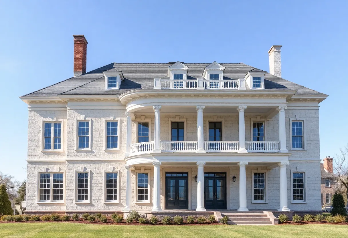 Architectural rendering of the new Oklahoma governor's residence