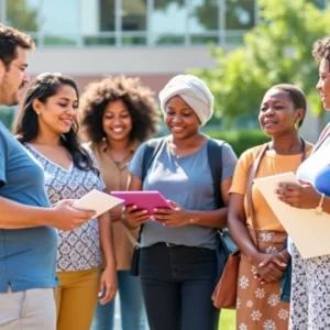 Group of parents advocating for children and community leadership
