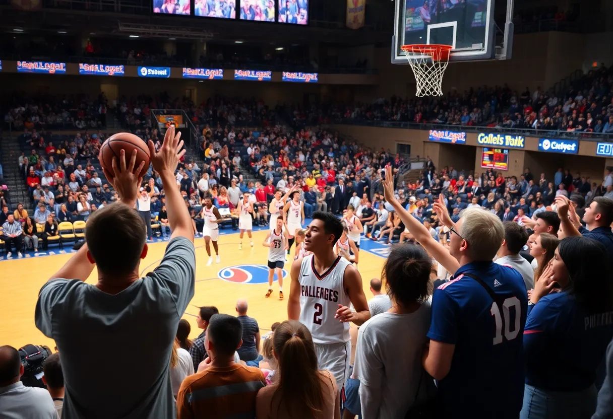 Oklahoma Sooners basketball game against Arkansas Razorbacks