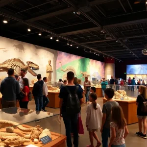Families explore interactive exhibits at Paleo to Pop event