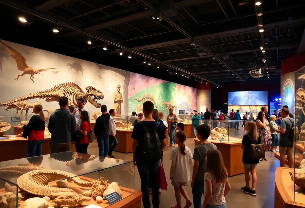Families explore interactive exhibits at Paleo to Pop event