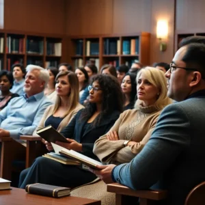 Audience attending the Puterbaugh Ethics Lecture at OSU