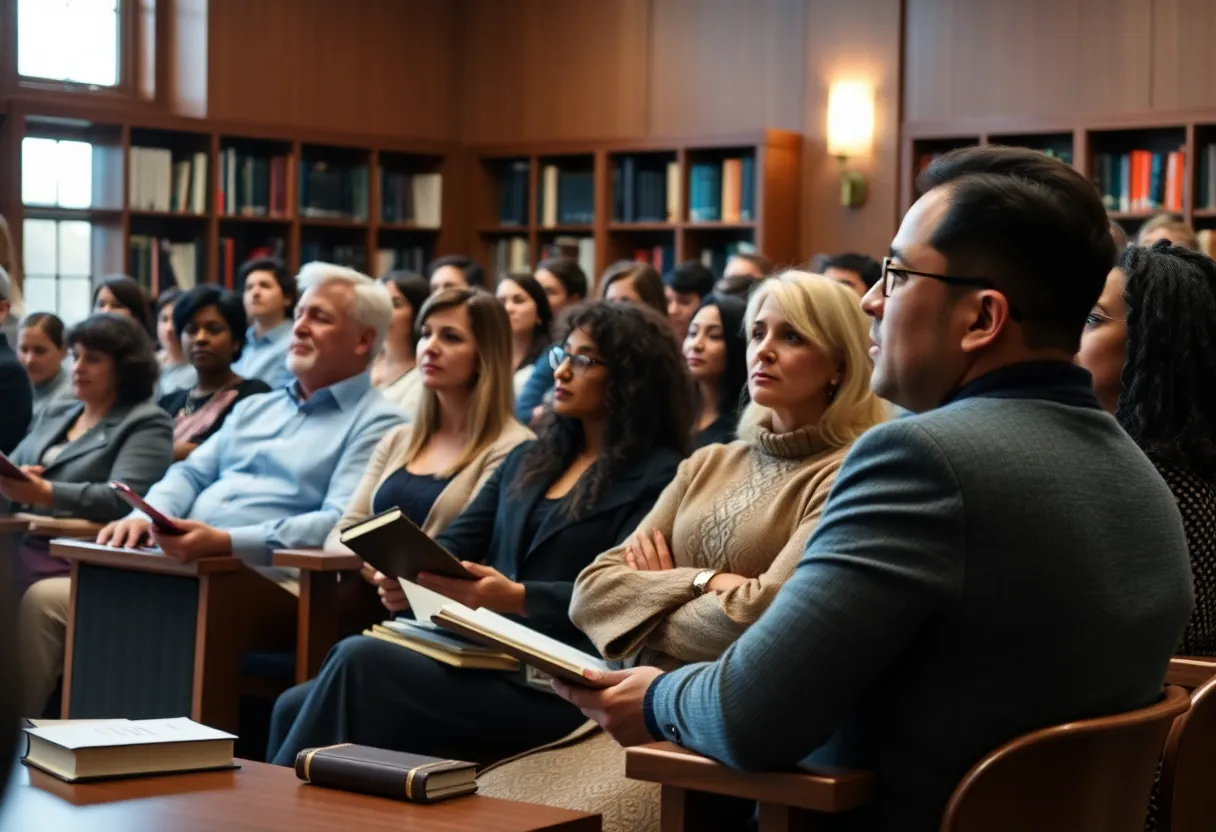 Audience attending the Puterbaugh Ethics Lecture at OSU