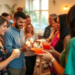 Community members participating in Sober Girls Tulsa event for Dry January