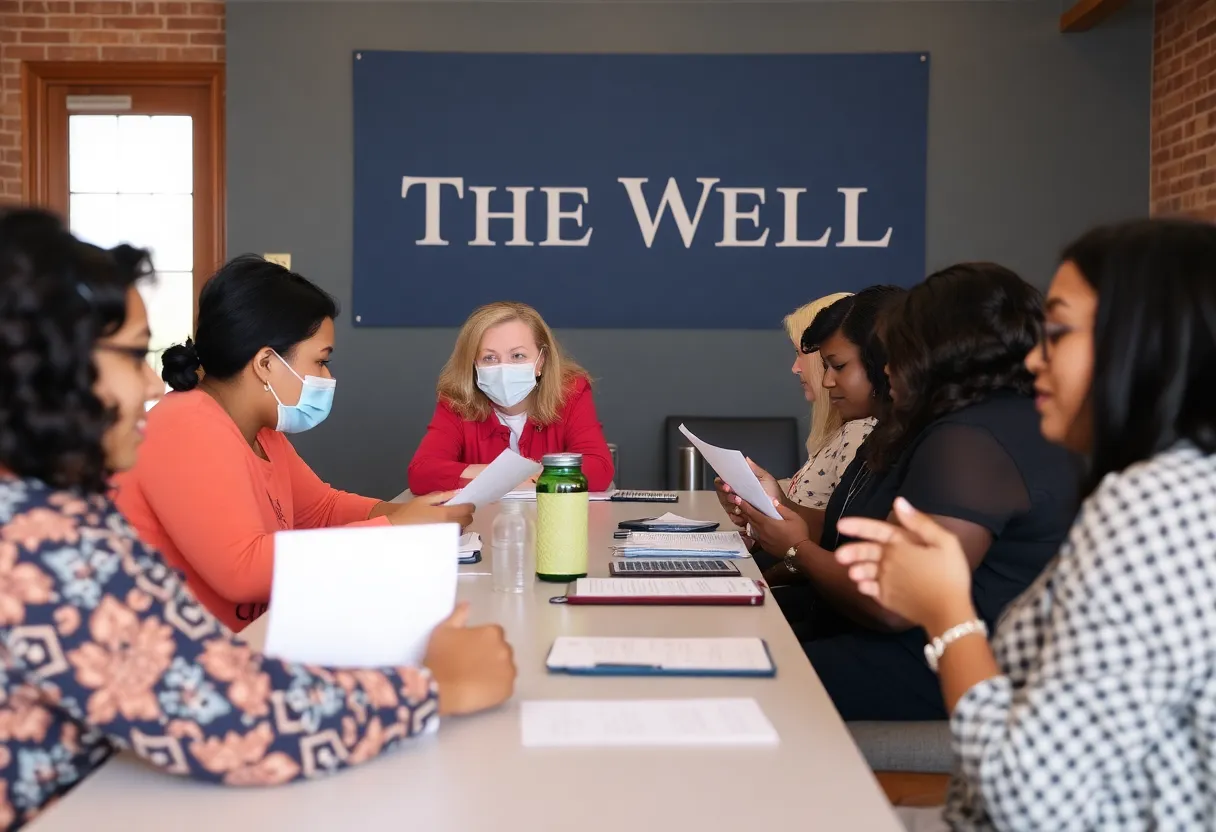 Residents participating in the Warrant Clearing Event in Norman, Oklahoma.