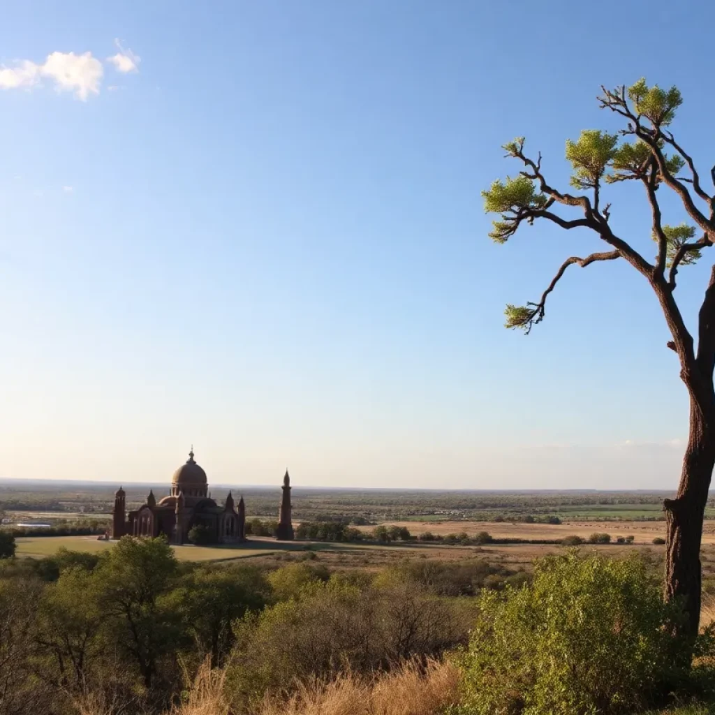 Environmental cleanup project at Indian City by the Kiowa Tribe