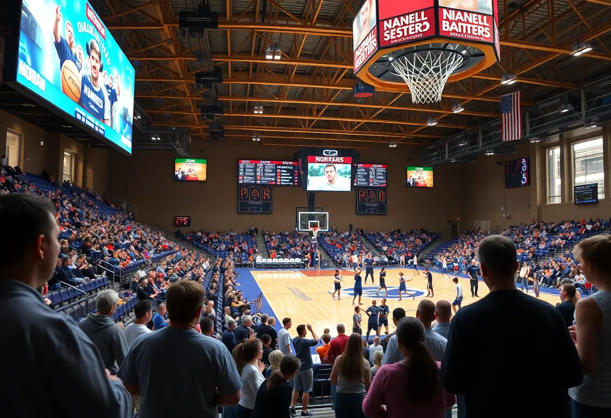Concept art of a new arena in Norman, Oklahoma for sports events