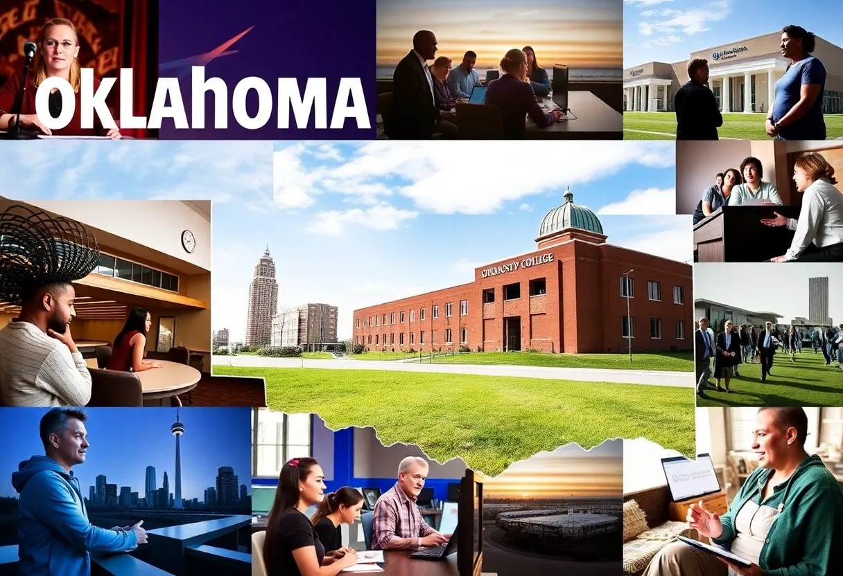 Visual representation of Oklahoma higher education reforms and workforce alignment