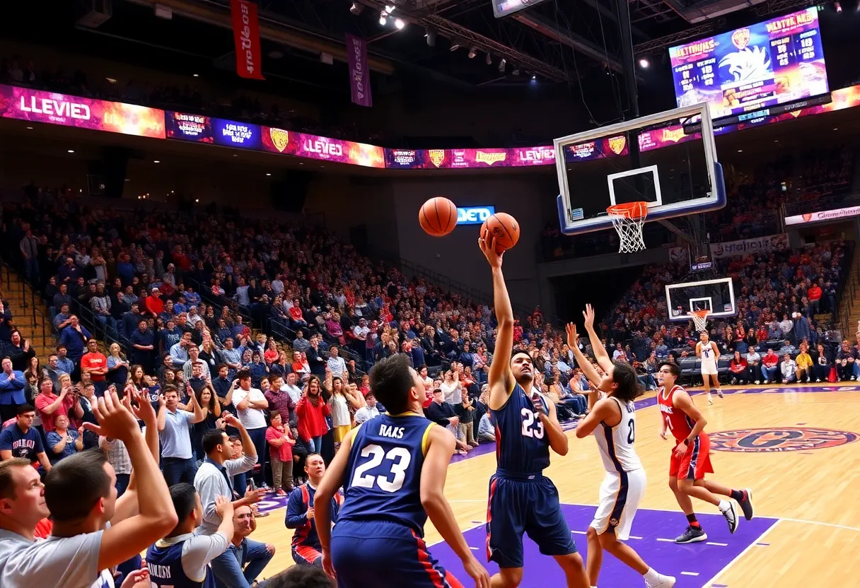 Oklahoma State Cowgirls playing against UCF Knights at Gallagher-Iba Arena