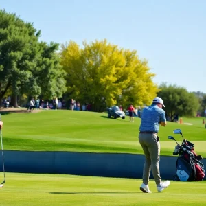 Oklahoma State Cowgirl Golf team competing at Tucson Country Club