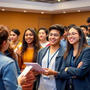 OSU students presenting their business ideas at the Riata Business Plan Competition.