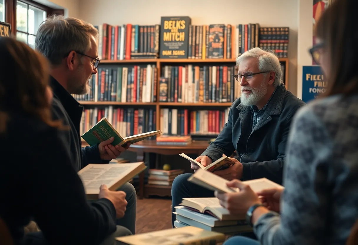 Roger Deakins discussing cinematography at Magic City Books